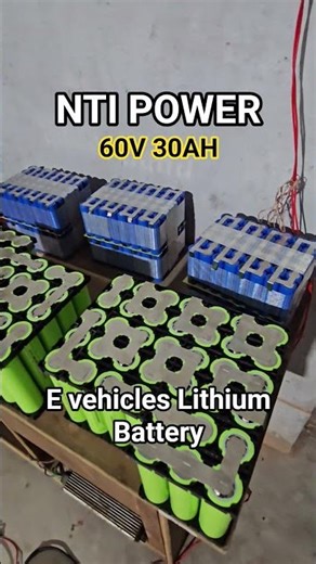 60V 30AH Lithium Battery Manufacturing for E-Vehicles | NTI Power #shortsfeeds #scootybattery