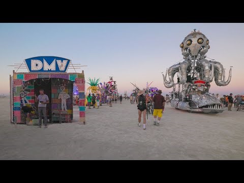 Burning Man DMV Mutant Vehicle Lineup 2023 4k
