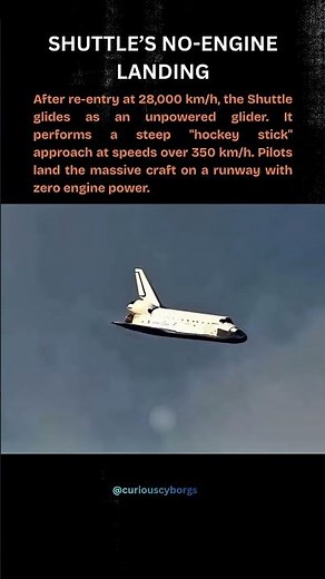 This is How to Land a Space Shuttle 😳🛰️