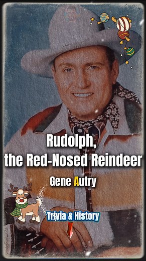 Rudolph The Red-Nosed Reindeer Gene Autry Lyrics Music #GeneAutry #Christmas #pop #music #lyrics #classic #fyp #follower #everyone #highlights 🦌 The Reindeer That Started in a Memo Pad Before it was a song, Rudolph was born in 1939 inside Montgomery Ward, a Chicago department store. Copywriter Robert L. May was tasked to create a new Christmas storybook to give away to children — something original so the store didn’t have to pay royalties for existing characters like Santa or Frosty. He invent