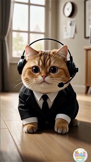 Secret Agent Cat on a Mission 🐱🕵️‍♂️ | Funny & Cute Spy Animation