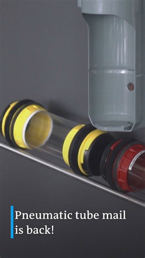 Pneumatic tube mail is back!