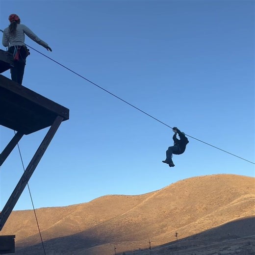 Wonder how you know when to start breaking while riding our zip lines? Each tour has at least two guides that accompany you the entire way. Watch as our guide give the signal to break so the guest knows when to slow down! Ziplineutah.com Open Year Round! | Zipline Utah | Facebook
