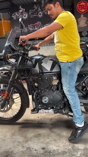My request: please avoid using too much half clutch... #automobile #royalenfield
