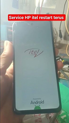 cara mudah service HP itel restart/mati hidup sendiri