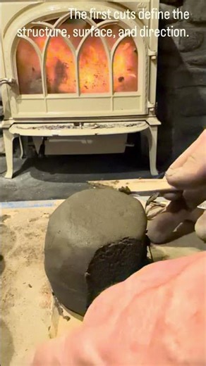 Kurinuki build #kurinuki #ceramics #potteryprocess #clayart #handbuilt #handbuiltpottery