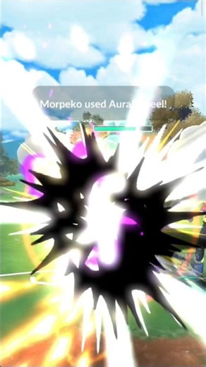 Morepeko⚡ Shiny Blastoise 🐸and clefable destroys and sweeps in great league #pokemon #gobattleleague