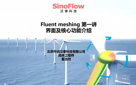 1 Fluent Meshing 第一讲-界面操作及核心功能(剪辑)