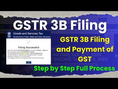How to File GSTR 3B Monthly Return | GSTR 3b Filing Process Step by Step | GST 3B Return Kaise Bhare