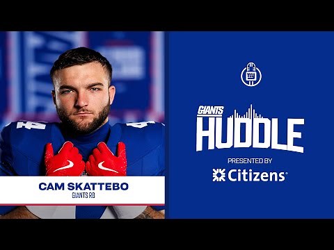 Cam Skattebo on the Giants RB Room | Giants Huddle | New York Giants