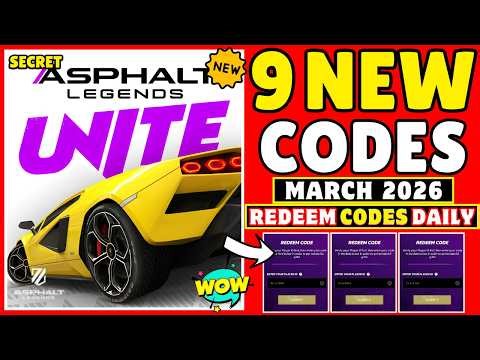 NEW REDEEM CODE ASPHALT LEGENDS UNITE 6 MARCH 2026 || ASPHALT LEGENDS UNITE CODES 2025 || ASPHALT