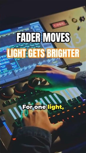 No Lighting Console Needed: One Fader Controls the Light