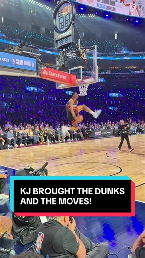 Keshad Johnson brought the dunks and all the moves! 🕺 #NBA #Basketball #Dunk #NbaAllStar Shot on @Google Pixel