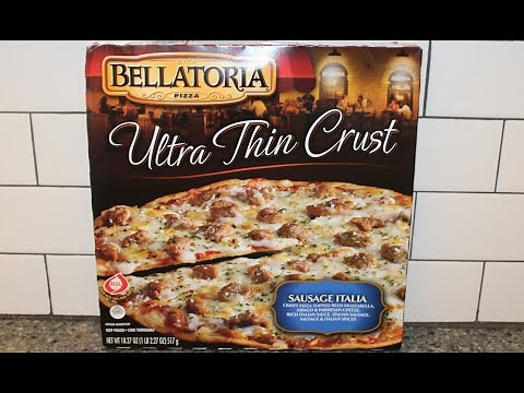 Bellatoria Pizza Ultra Thin Crust Sausage Italia Pizza Review