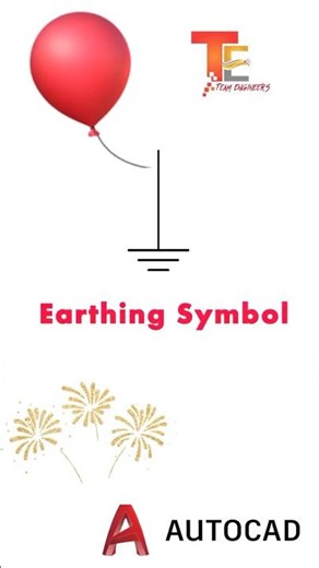 AutoCAD Tutorials practice to do earthing symbol.#shortvideo