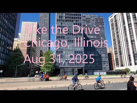 Bike the Drive in #Chicago (Aug 31, 2025)