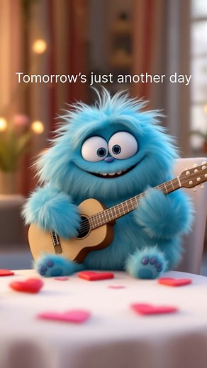 39K views · 39K reactions | ✨Strumming a little tune just for you…  Tomorrow is a new day, but one thing stays the same—I love you! You made it through yesterday, and I’m so proud of you. No matter what tomorrow brings, I’ll always want to be here for you.  #art #animation #AIart #Generativeart #Generativeai #animacion #3danimation #blender #blender3d #3drendering #animationart #animationmeme | Mini Studio | Facebook