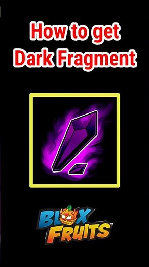How to get Dark Fragment in BLOX FRUITS | Where can u get Dark Fragment in BF #roblox #bloxfruits