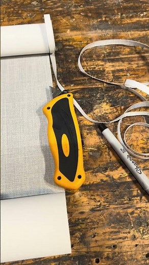 How to cut roller shade blinds yourself #diy