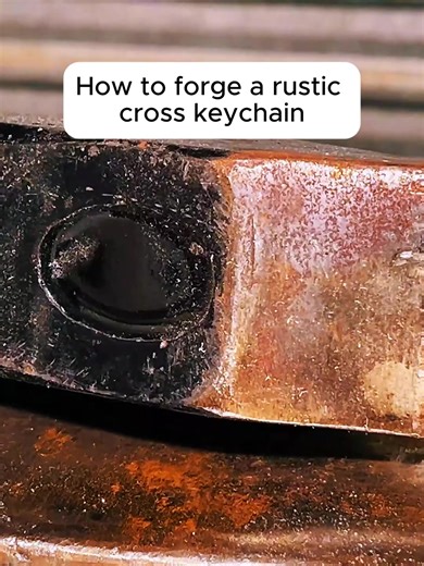 Crafting a Rustic Cross Keychain