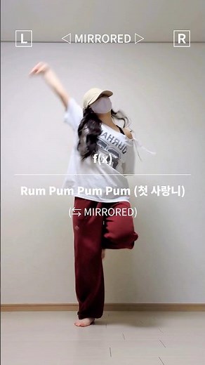 [MIRRORED] f(x) - Rum Pum Pum Pum | Dance Tutorial #ellendance #shorts