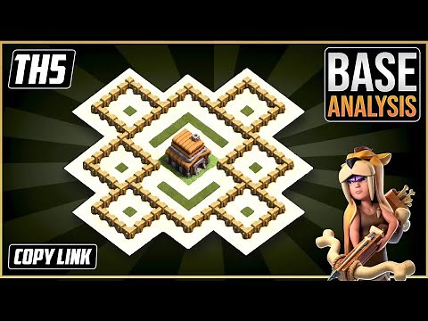 NEW Best TH5 HYBRID/TROPHY Base 2023!! COC Town Hall 5 (TH5) Trophy Base Design – Clash of Clans