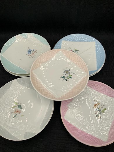 Limoges Dessert Plates Set: Vintage French Porcelain Tableware, Vintage Dinnerware, Shabby Chic Decor - Etsy