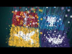 Foursquare Logo Intro Particle 3D efx 1080 HD