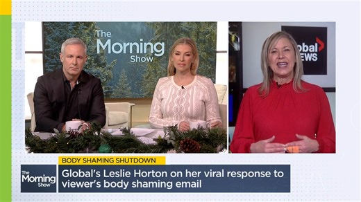 5.5K views · 327 reactions | Global Calgary's Leslie Horton opens up about her viral clapback to an insensitive viewer's email, garnering millions of views and support from celebrities like Michelle Pfeiffer and Jamie Lee Curtis. Leslie opens up about her reaction to the criticism about her appearance and why she thought it was so important to speak up. | The Morning Show | Facebook