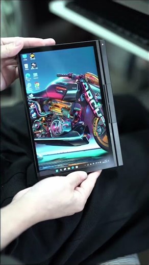 Meet your new pocket powerhouse! 💻✨ With an impressive 8.8-inch touchscreen display, ultra-portable