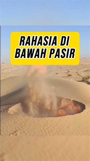 Fenomena Pasir Mendidih di Gurun, Ternyata Gas Alam dari Bawah Tanah???