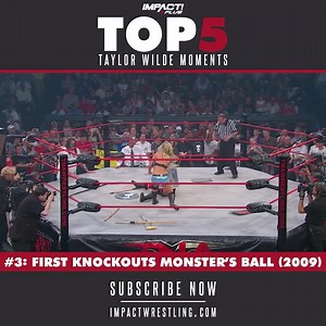 Top 5 at 5: Taylor Wilde Moments! #3: First Knockouts Monster's Ball (2009) Check back tomorrow for #2... #IMPACTUK | TNA Wrestling UK