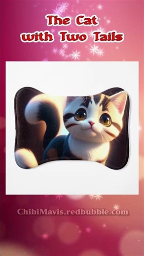 The Cat with Two Tails #Shorts #Chibimavis