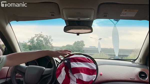 Windshield Sun Shade with USA Flag Patriotic Design-Foldable Front Window Sunshade for Cars, Trucks, SUVs Blocking Harmful UV Rays & Heat, Keep Interior Cool, Super Easy to Use & Store