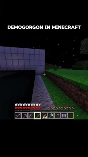 Demo gorgob in Minecraft | Minecraft X Stranger things | #minecraft #strangerthings