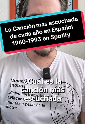 Las Canciones Más Escuchadas en Español (1960-2024)