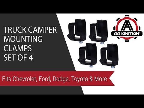 Truck Camper Mounting Clamps Set of 4
