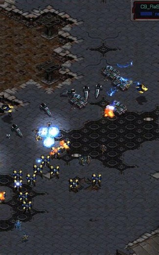 Great engage on Flash's tank line! | #falconpaladin #starcraft #broodwar #gaming #pcgaming