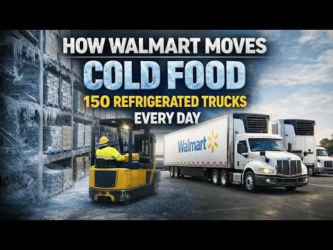 Inside Walmart's Cold Food Distribution System: 150 Trucks a Day
