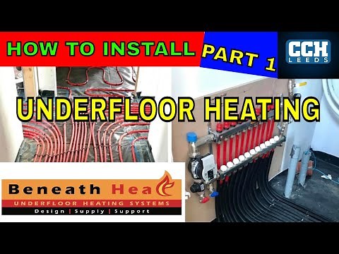 HOW TO INSTALL UNDERFLOOR HEATING - Part One Concrete Floor
