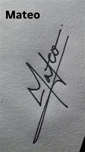 Mateo Stylish Signature ✍️ | Elegant Mateo Name #signature #calligraphy #design #art #trending