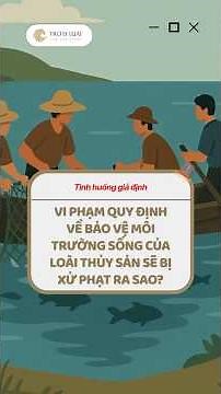 Vi phạm quy định về bảo vệ môi trường sống của loài thủy sản sẽ bị xử phạt ra sao? I Trolyluat.vn