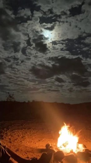 My campfire. Solo trip to Ocotillo Wells.