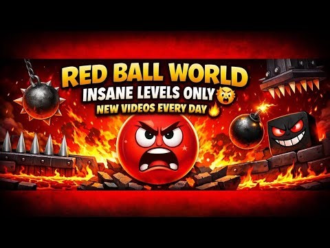 Red Ball World 🌍 – The HARDEST Levels Ever! 😱 Full Gamepla