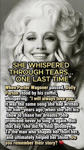 SHE WHISPERED THROUGH TEARS ONE LAST TIME