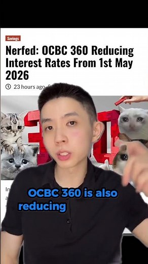 🔻 Bonus$aver and OCBC 360 accounts will go down in interest rates from 1st May 2026 onwards