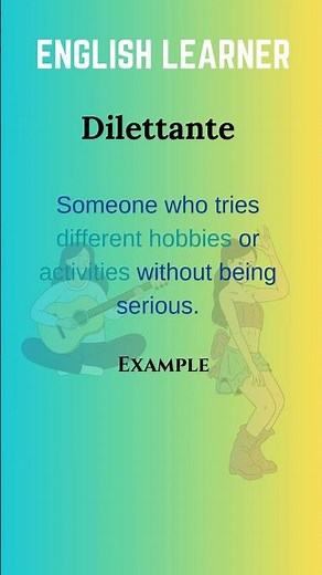 Dilettante - Meaning With An Example #wordoftheday #shortsfeed #dilettante