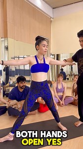 Revolved Triangle Pose. #YogaJourney #yogacommunity #yogainspiration #yogapractice #yogalifestyle #ashtanga | Yoga Goals India