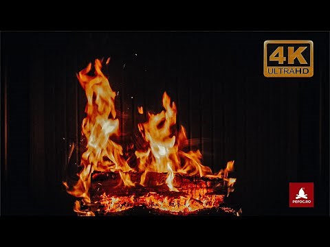 8 ore foc in semineu 🔥 sunet lemn troznind romantic pentru TV 4K (fara reclame)