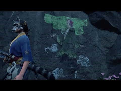 Ghost of Yotei — Infamous First Light Easter Egg Location (Abigail Fetch Walker Mural Budding Grace)